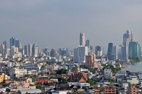 Panoramic view of Chinatown