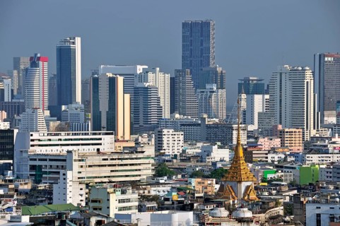 Panoramic view of Chinatown