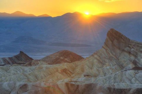 View from Zabriskie Point or Zabriske Point