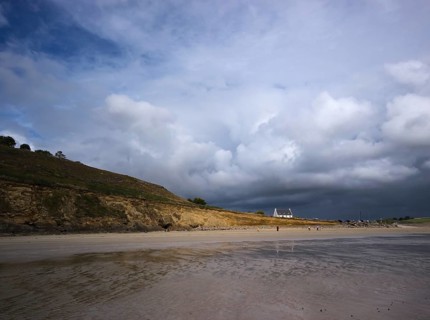 Atlantic beach in the Bay of Douarnenez