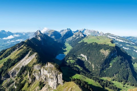 View from Hoher Kasten mountain
