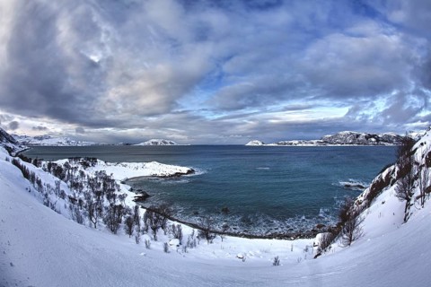 Bay near Somaroy in winter