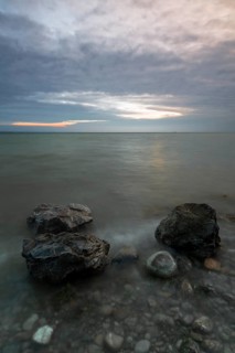 Early morning mood on the shore of Altnau