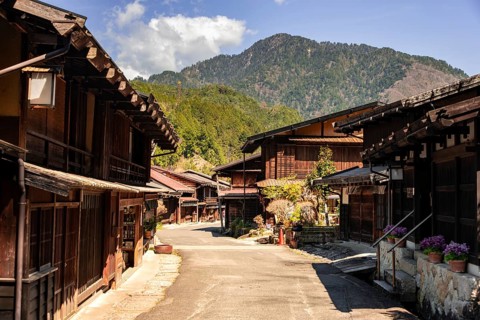 Old village on Nakasendo street