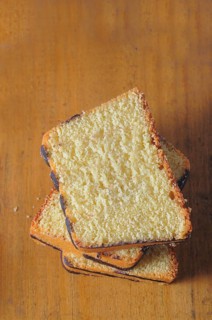 Slices of ring cake