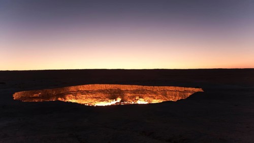 Fire crater