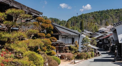 Old village on Nakasendo street