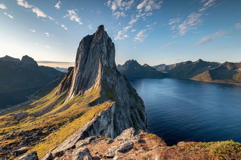 Steep mountain Segla