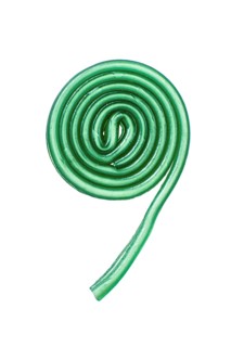 Green fruit gum snail