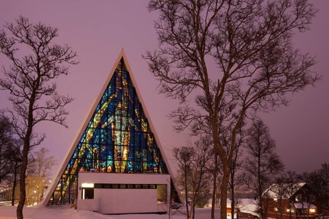 Arctic Cathedral or Tromsdalen Kirke church