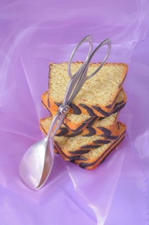 Slices of ring cake
