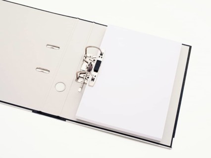 Open ring binder
