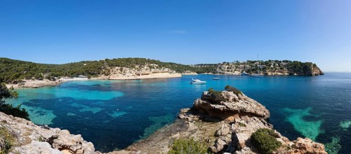Hidden beach of Portals Vells
