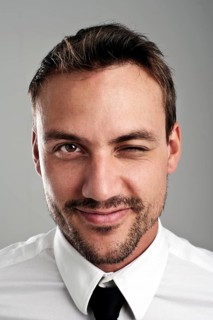 Young man wearing a shirt and a tie