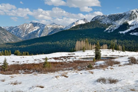 View of the San Juan Mountains as seen from Molas Divide