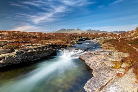 River Store Ula in autumn Rondane National Park