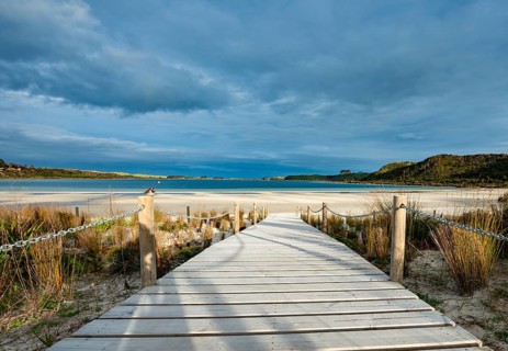 Boardwalk to beach