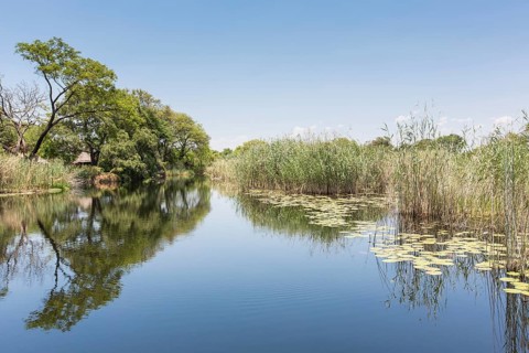 Swampland on the way to Mamili National Park