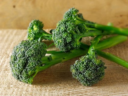 Fresh broccoli heads