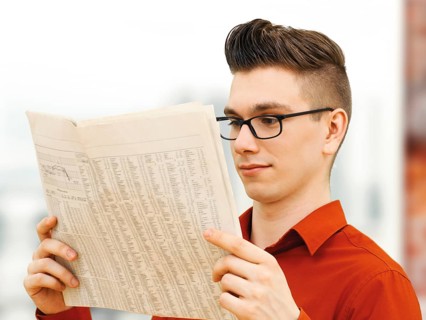 Modern young business man