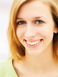 Young woman smiling