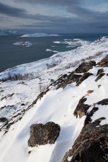 Bay near Somaroy in winter