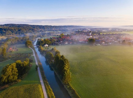 Place Gelting and Loisach Canal