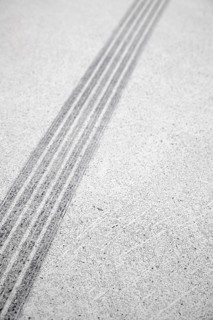 Tire tracks
