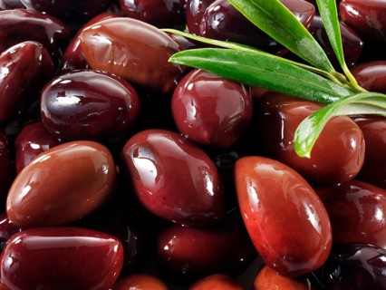 Fresh Kalamata olives