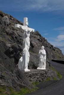 Crucifixion sculpture at Slea Head
