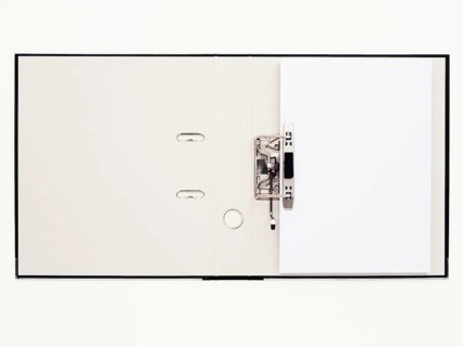 Open ring binder