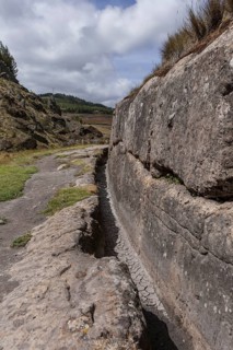 Pre-inka water channel
