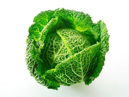 Fresh whole Curly Cabbage