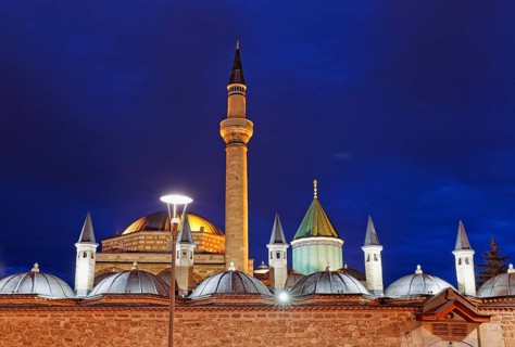 Mevlana monastery with Rumi's Mausoleum