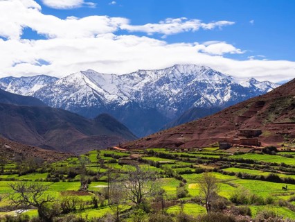 View of the Atlas Mountains