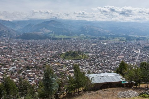 Andean city of Cajamarca