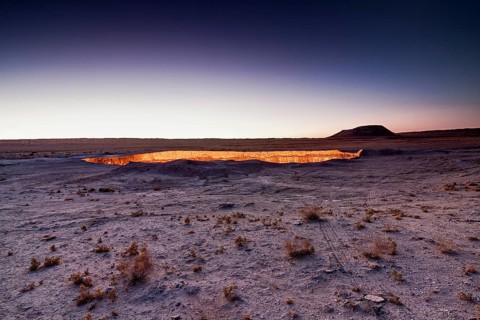 Fire crater