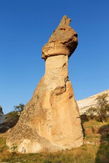 Fairy chimney in the form of a cat