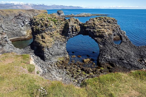 Steep coast