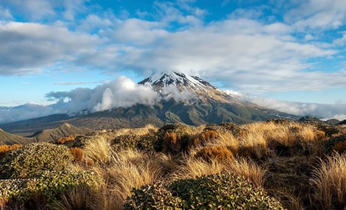 Stratovolcano Mount Taranaki or Mount Egmont