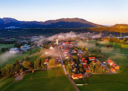 Gaissach in the morning light