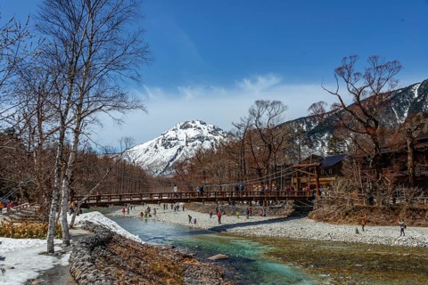 Bridge over Azusa River