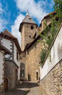 Street with Church of St. John the Evangelist