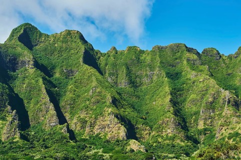 Landscape of the Kualoa Ranch & Zipline