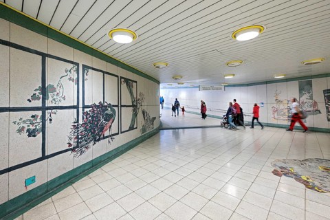 Entrance to the underground station Thalkirchen