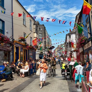 Pedestrian zone in the Latin Quarter