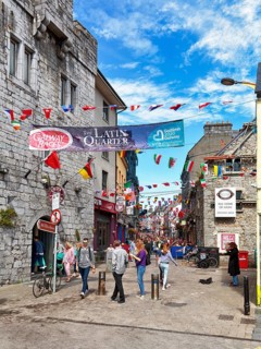 Pedestrian zone in the Latin Quarter