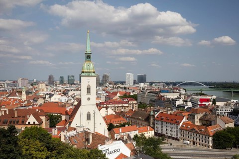 City view with St. Martin's Cathedral