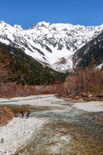 Visitors at the Azusa River