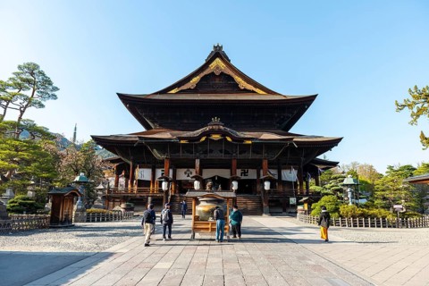 Buddhist Zenko-ji Temple
